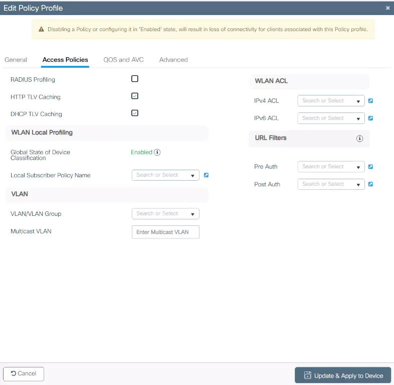 Развёртывание EWC на AP